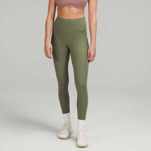 Lululemon Women's Power Thru High-Rise Tight 25" - Green